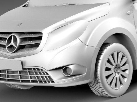 Mercedes-Benz Citan 2013 3D Model