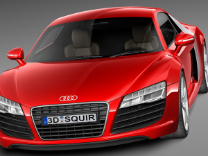 Audi R8 2013 Model 3D