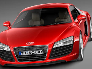 Audi R8 2013 3D Model