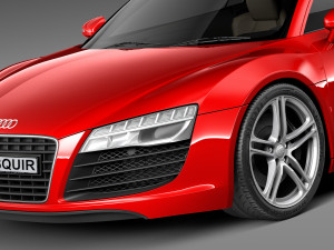 Audi R8 2013 Model 3D
