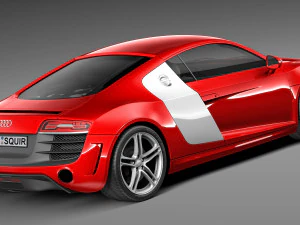 Audi R8 2013 3D Model