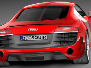 Audi R8 2013 Model 3D
