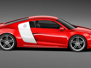 Audi R8 2013 3D Model