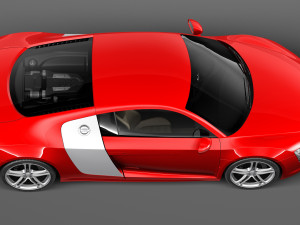 Audi R8 2013 Model 3D
