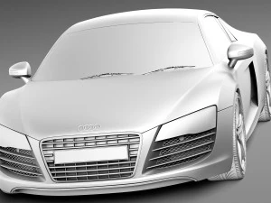 Audi R8 2013 3D Model