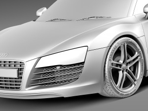 Audi R8 2013 Model 3D