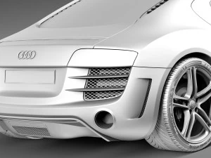 Audi R8 2013 3D Model