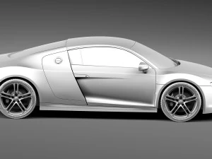 Audi R8 2013 3D Model