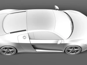 Audi R8 2013 3D Model