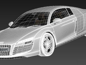 Audi R8 2013 Model 3D