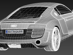 Audi R8 2013 Model 3D