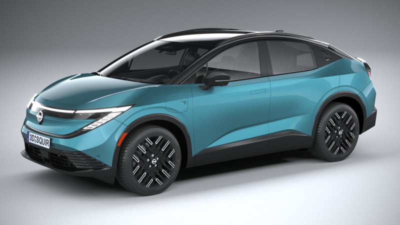 Nissan Leaf 2026 3D मॉडल .c4d .max .obj .3ds .fbx .stl .blend