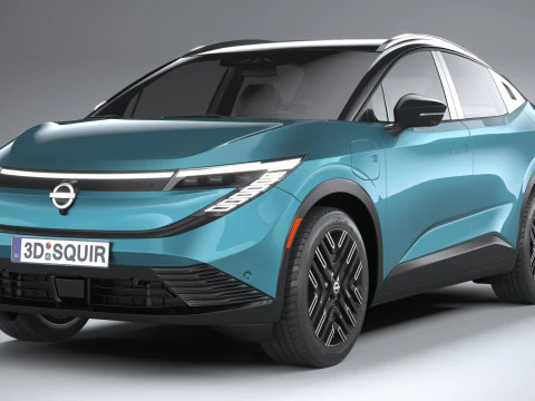 Nissan Leaf 2026 3D Model