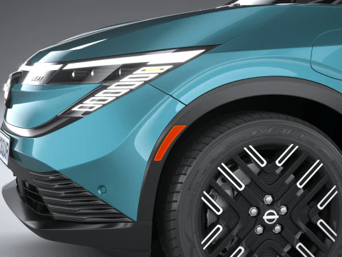 Nissan Leaf 2026 3D Model