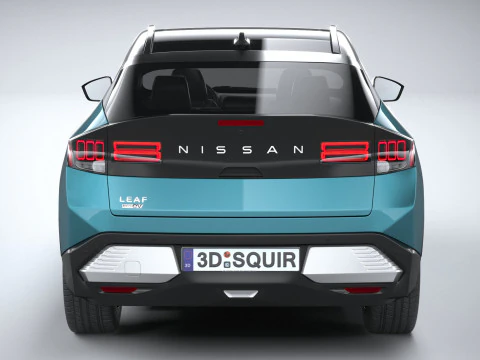 Nissan Leaf 2026 3D Model