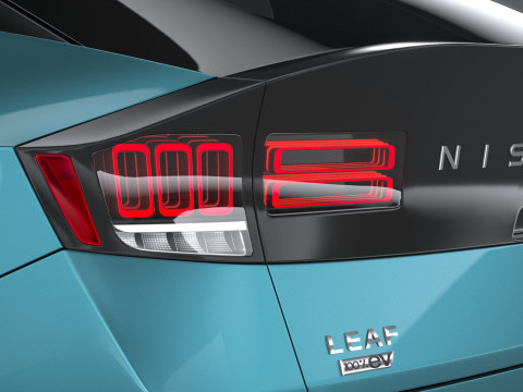 Nissan Leaf 2026 3D मॉडल
