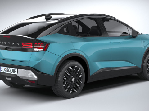 Nissan Leaf 2026 3D मॉडल