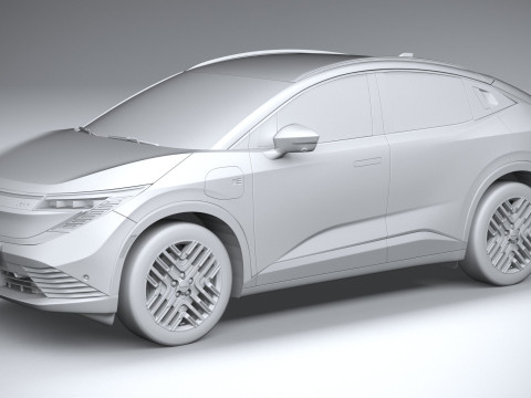 Nissan Leaf 2026 3D मॉडल