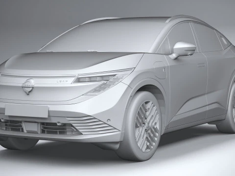 Nissan Leaf 2026 3D Model