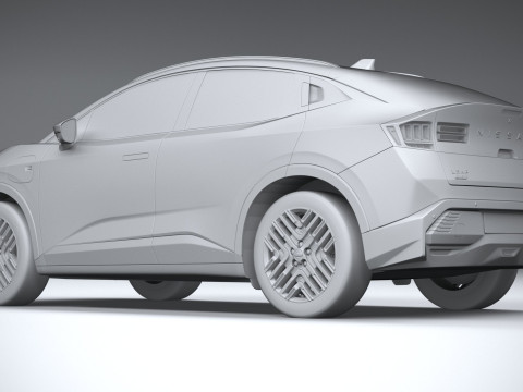 Nissan Leaf 2026 3D मॉडल