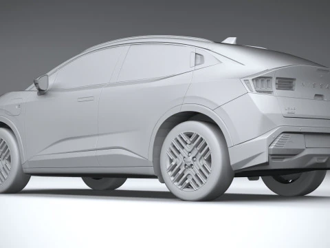 Nissan Leaf 2026 3D Model