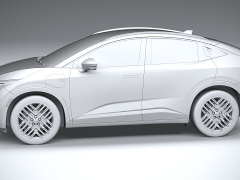 Nissan Leaf 2026 3D मॉडल