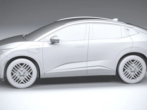 Nissan Leaf 2026 3D Model