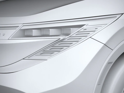 Nissan Leaf 2026 3D Model