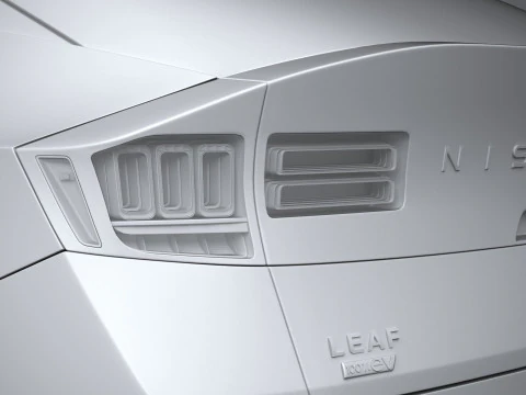 Nissan Leaf 2026 3D Model