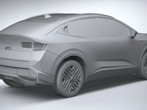 Nissan Leaf 2026 3D Model