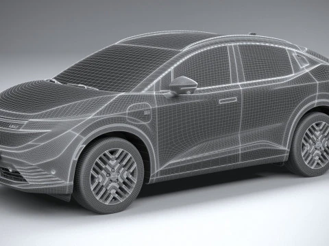 Nissan Leaf 2026 3D Model