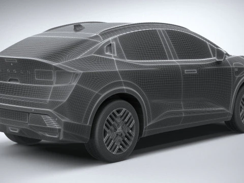 Nissan Leaf 2026 3D Model