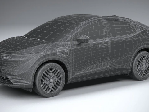 Nissan Leaf 2026 3D Model