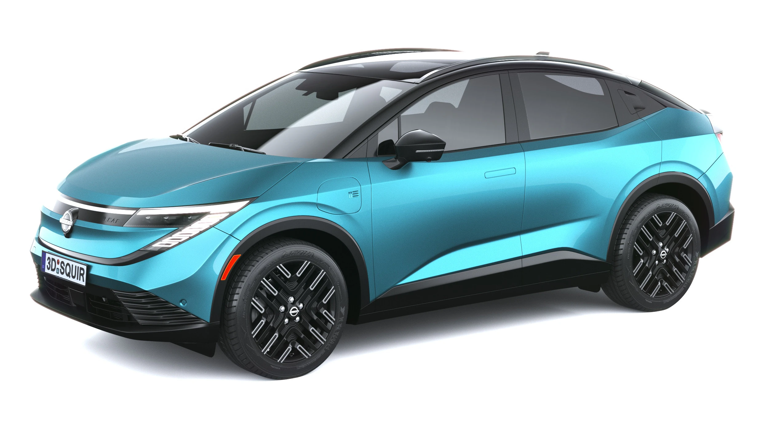 Nissan Leaf 2026 3D Model .c4d .max .obj .3ds .fbx .stl .blend