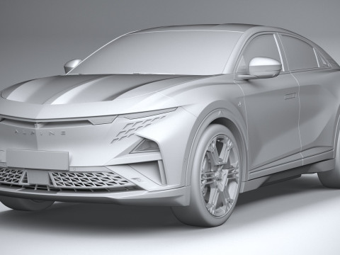 Alpine A390 2026 Modelo 3D