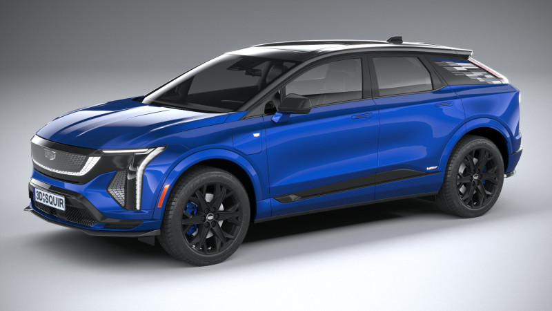 Cadillac Optiq-V 2026 Modelo 3D .c4d .max .obj .3ds .fbx .stl .blend