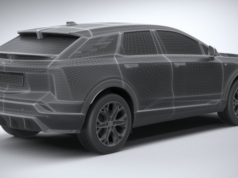 Cadillac Optiq-V 2026 Modelo 3D