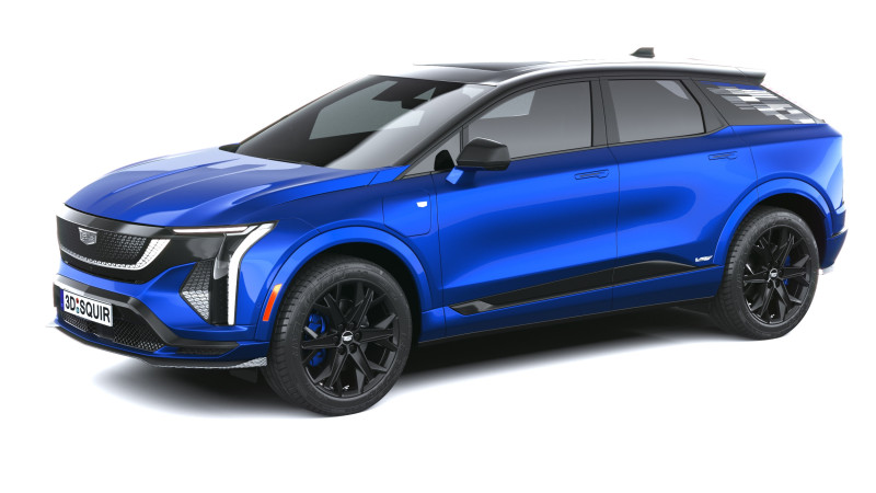 Cadillac Optiq-V 2026 3D Model .c4d .max .obj .3ds .fbx .stl .blend