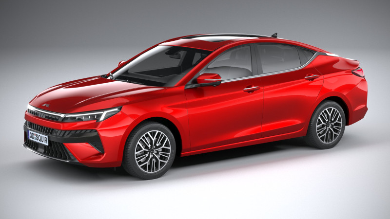 JAC J7 PLUS 2025 3D Model .c4d .max .obj .3ds .fbx .stl .blend