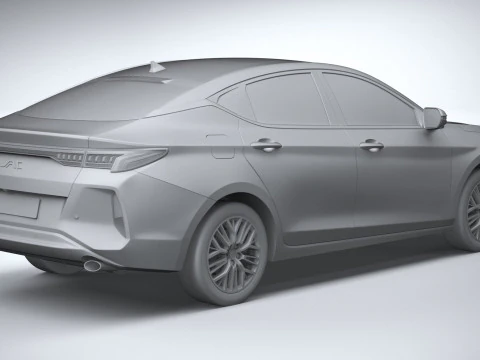 JAC J7 PLUS 2025 3D Model