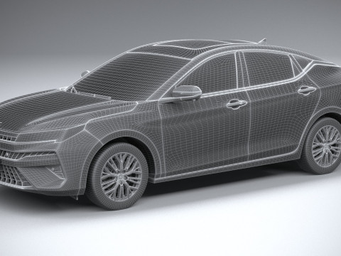 JAC J7 PLUS 2025 3D Model