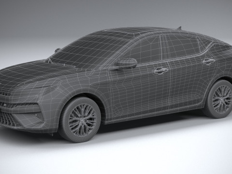 JAC J7 PLUS 2025 3D Model