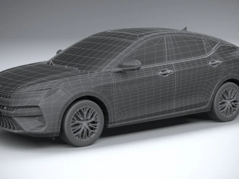 JAC J7 PLUS 2025 3D Model
