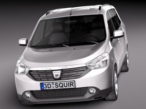 Dacia Lodgy 2012 3D in 3DExport