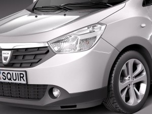 Dacia Lodgy 2012 3D Model