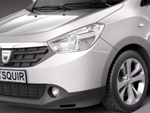 Dacia Lodgy 2012 3D Model