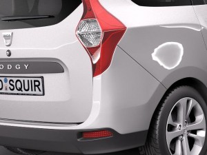 Dacia Lodgy 2012 3D Model