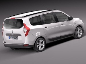 Dacia Lodgy 2012 3D Model