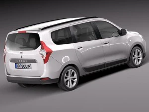 Dacia Lodgy 2012 3D Model