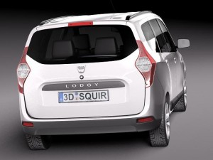 Dacia Lodgy 2012 3D Model